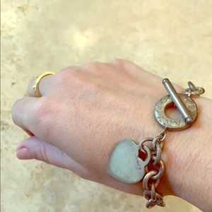 Tiffany heart charm bracelet